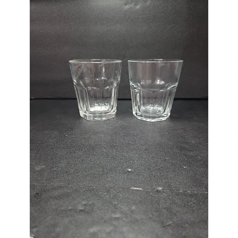 Libbey Clear Glass Tumblers. Set Of 2, 4